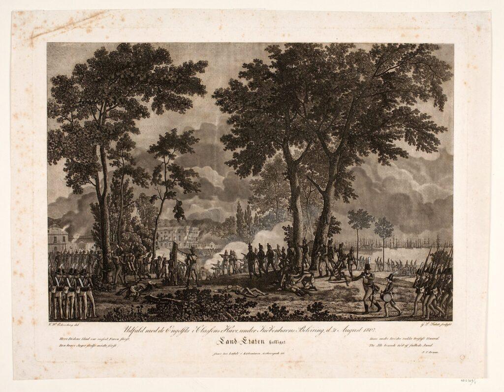 Udfald mod de engelske i Classens have under Københavns belejring d. 31. august 1807