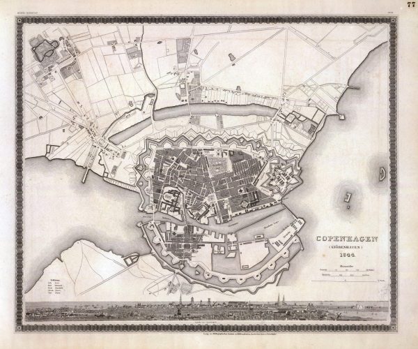 Kort - København 1844 - hel